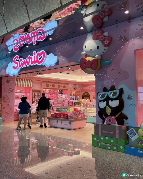 台北桃園國際機場Hello Kitty主題｜候機區｜打卡｜兒童遊戲設施