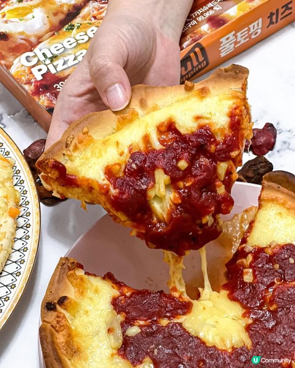 《🇰🇷在家翻熱即食人氣韓式拉絲pizza🍕》