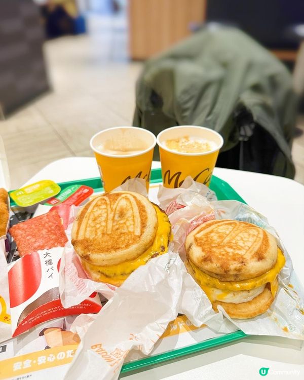 日本麥當勞 必食pancake 皮burger早餐