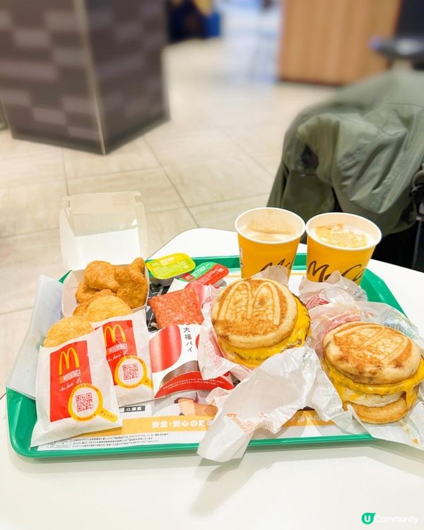 日本麥當勞 必食pancake 皮burger早餐