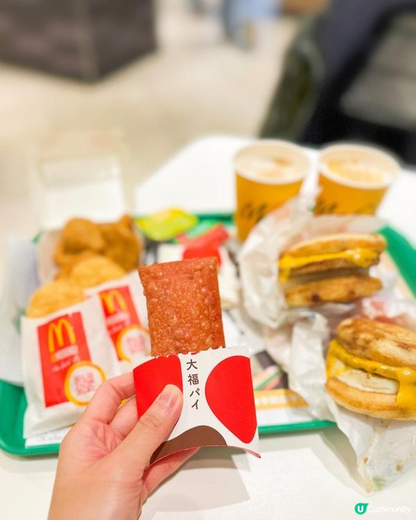 日本麥當勞 必食pancake 皮burger早餐