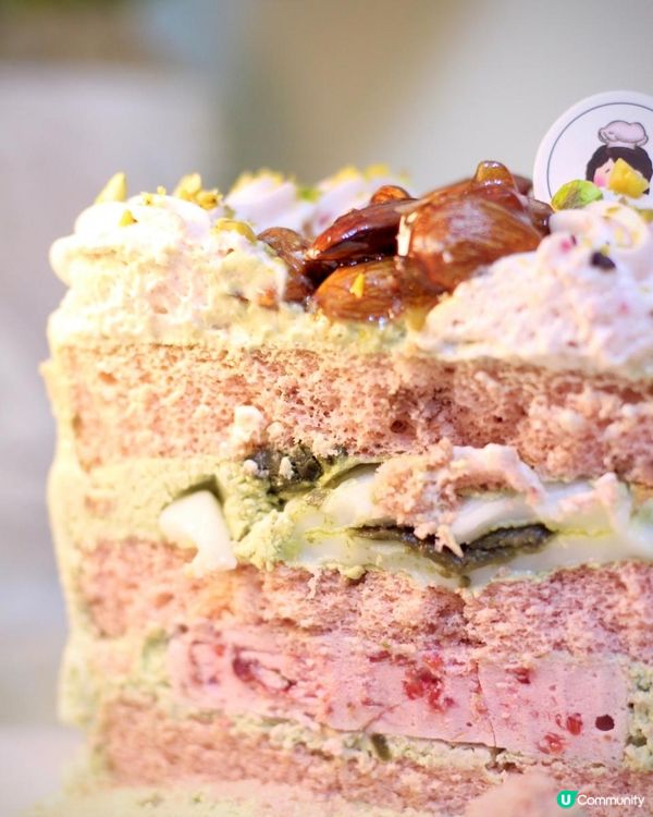 <主打吃得輕盈蛋糕店> 四寸蛋糕卻吃到五個層次🤭