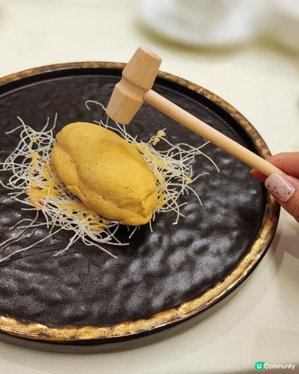 具視覺效果又玩味性的中式廚師發辦套餐