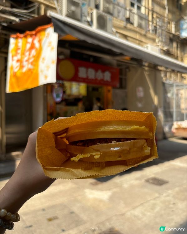 元朗人氣雞蛋仔夾餅🫶🏻😋