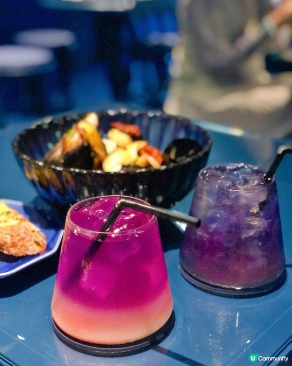 尖沙咀少伏藍調Starry night齋打卡is ok cafe ~Monmono