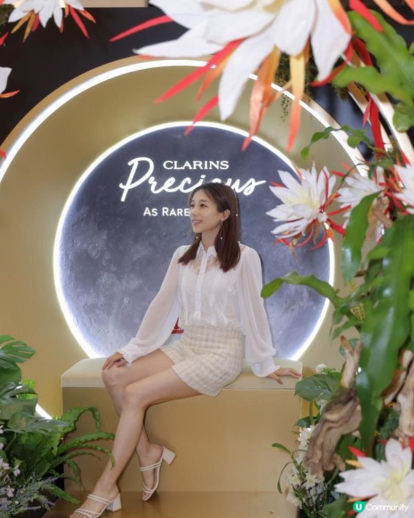 🌙仙氣打卡點 ｛CLARINS 稀世時刻 ‧ 月夜花園｝