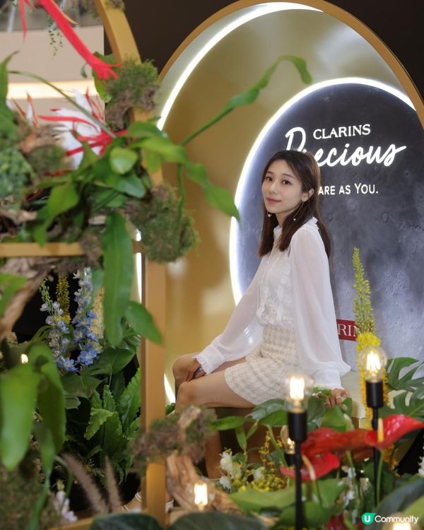 🌙仙氣打卡點 ｛CLARINS 稀世時刻 ‧ 月夜花園｝