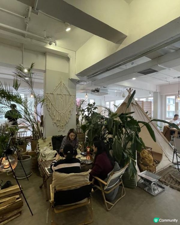 🏕️ 露營帳篷• 波希米亞風咖啡店