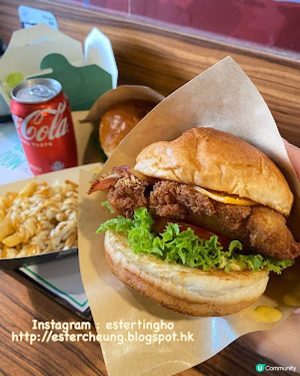 【觀塘 食記】滋味漢堡套餐 ♥ 熱帶之堡。魚Full之堡 ♥ Moo Moo Burger