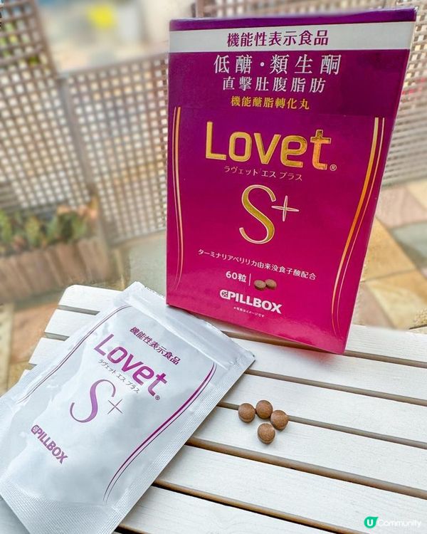 減腩必試 Pillbox Lovet S+機能醣脂轉化丸