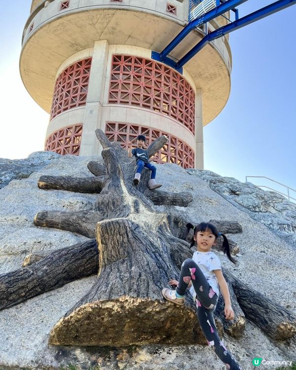 #三層樓高瀡滑梯#本地人才知道嘅秘密公園1#壼燒番薯車仔店🍠🤤正#マンタ公園沖縄 #沖繩深度遊