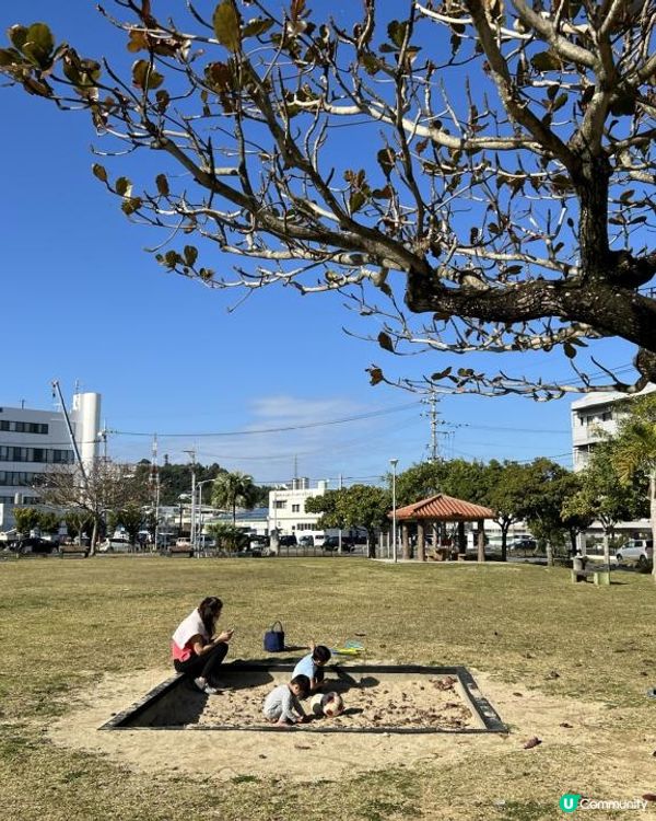 #三層樓高瀡滑梯#本地人才知道嘅秘密公園1#壼燒番薯車仔店🍠🤤正#マンタ公園沖縄 #沖繩深度遊