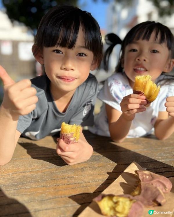 #三層樓高瀡滑梯#本地人才知道嘅秘密公園1#壼燒番薯車仔店🍠🤤正#マンタ公園沖縄 #沖繩深度遊