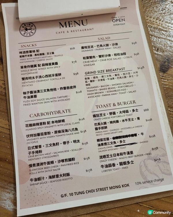 旺角“窮”到剩高質既打卡咖啡店💗- GRIND SIZE