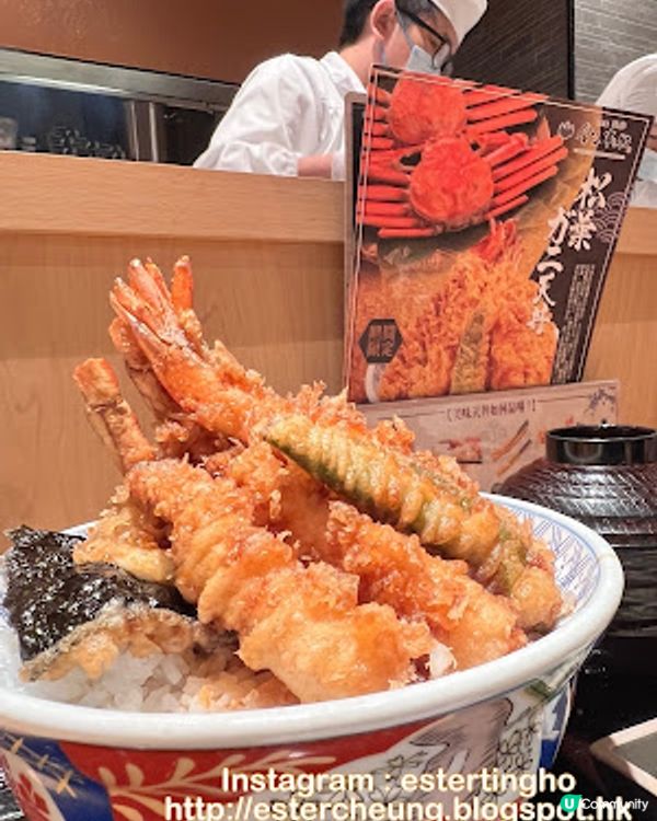 【大角咀 食記】期間限定 ♥ 松葉蟹天丼 ♥ 金子半之助