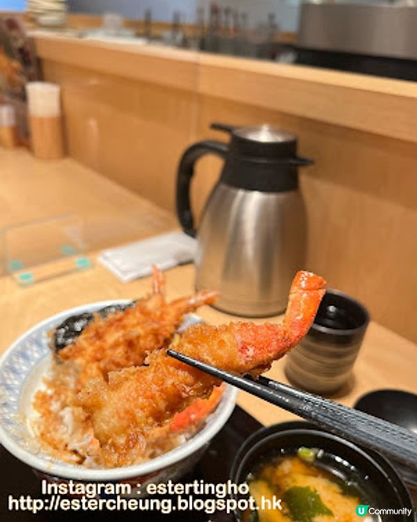 【大角咀 食記】期間限定 ♥ 松葉蟹天丼 ♥ 金子半之助