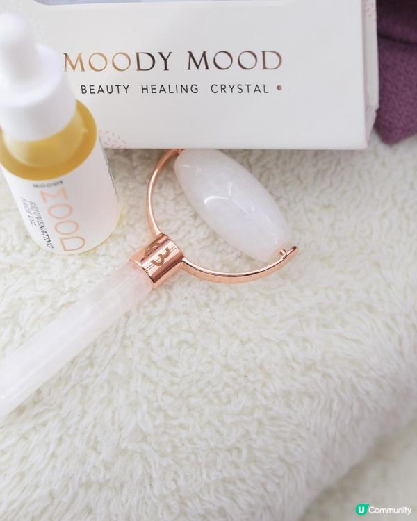 Moody Mood 白玉水晶瘦面按摩棒