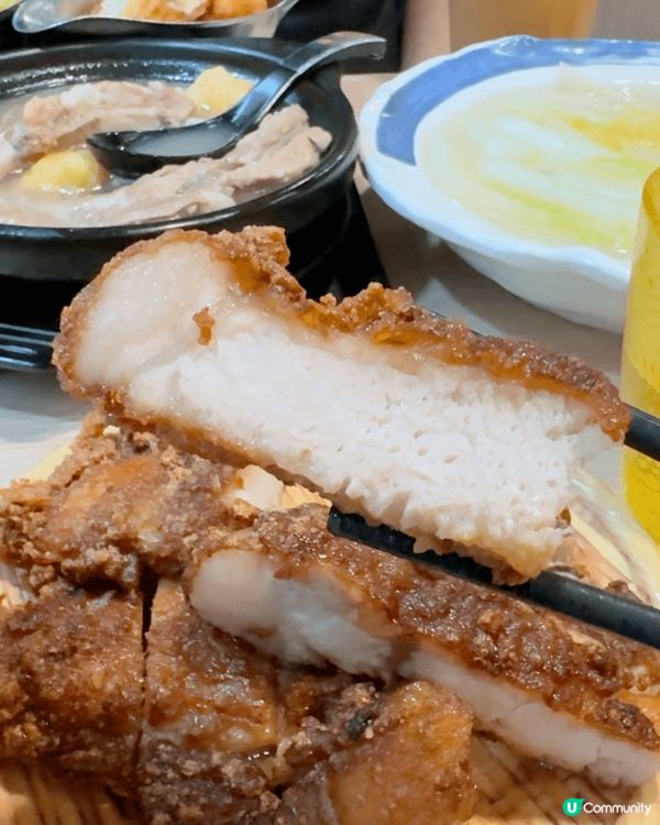 星洲總廚▫️招牌厚切豬扒叻沙 $78