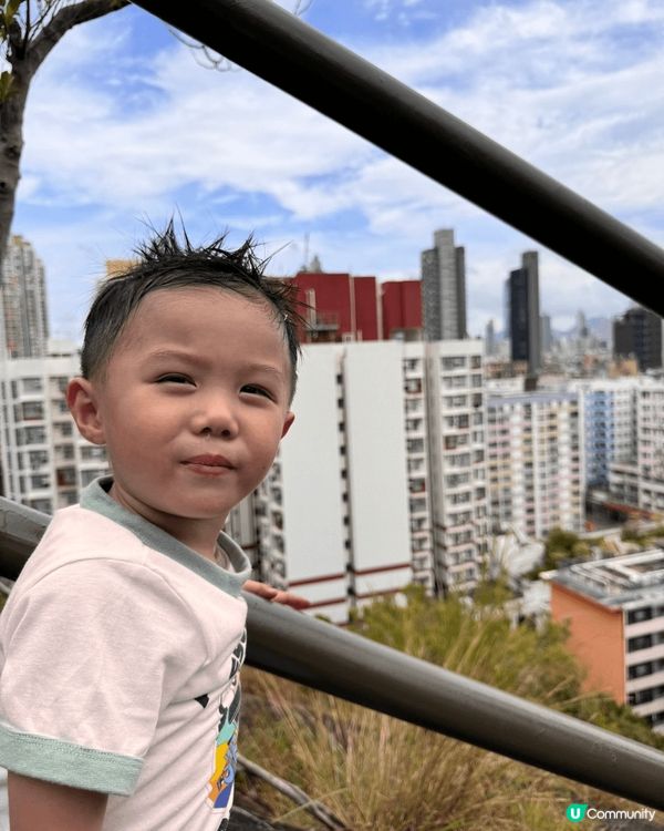 深水埗美荷樓參觀，再上大小朋友都能上的嘉頓山小運動一番細看風...