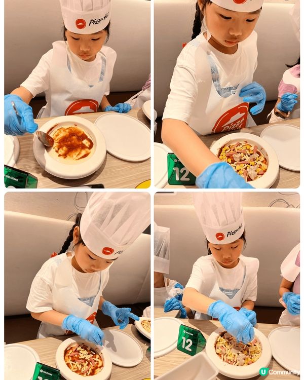 整pizza工作坊，有得玩又有得食，可以比小朋友試做小廚師