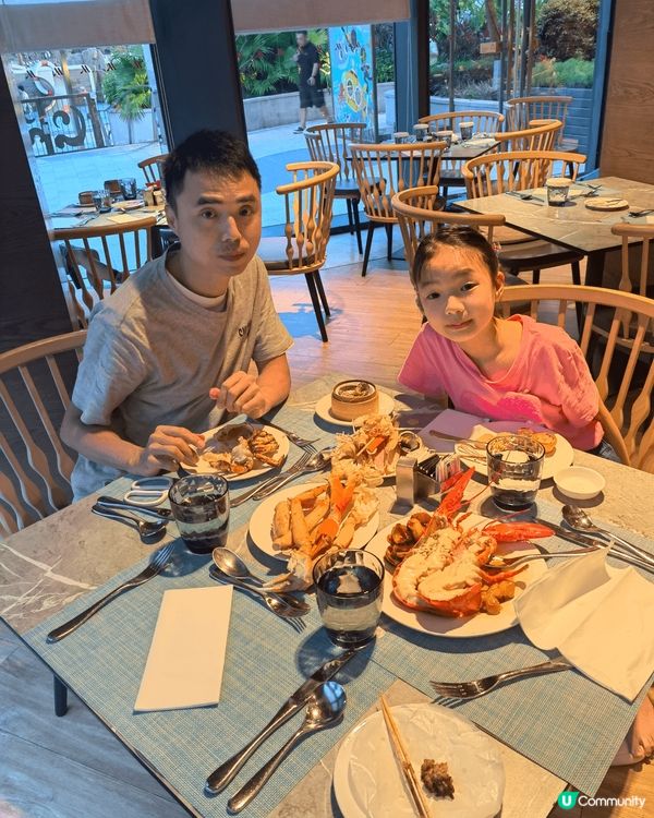 海洋公園海灣餐廳自助早餐晚餐款式多及味道不錯