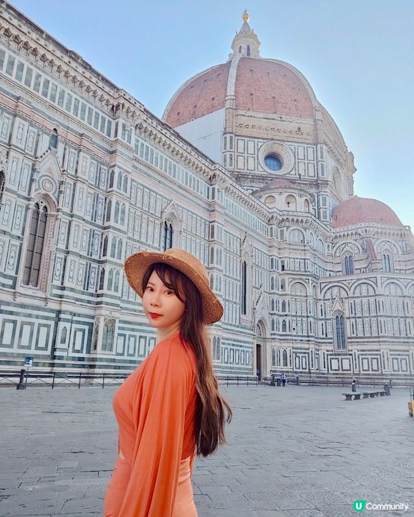 [意大利佛羅倫斯]🇮🇹清晨時分到了聖母百花大教堂吸吸靈氣😌半...