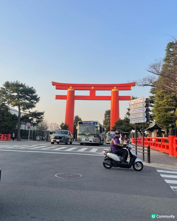 ## 京都平安神宮，打卡必去！🏯✨