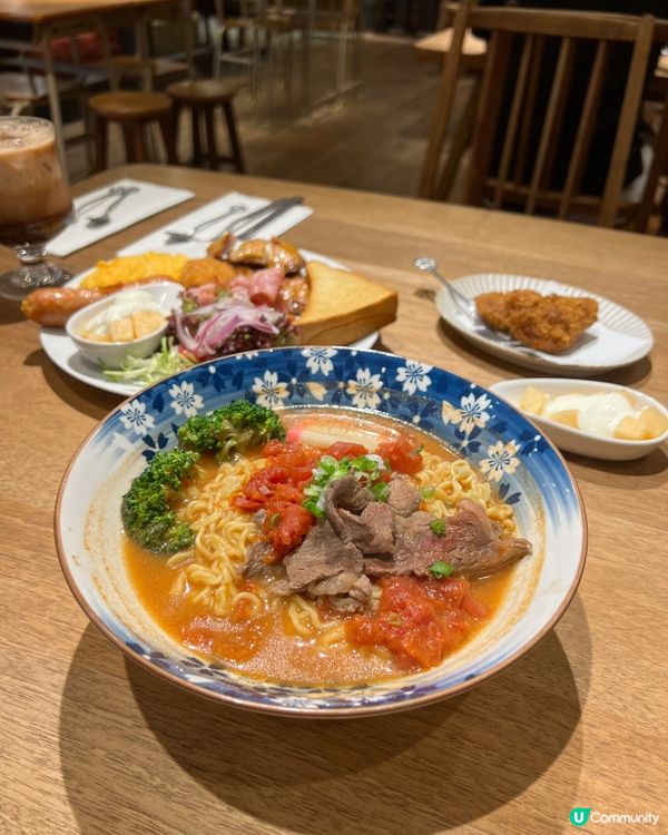 ʚ♡ 和食の朝食• 無限添飲烘焙咖啡 ♡ɞ