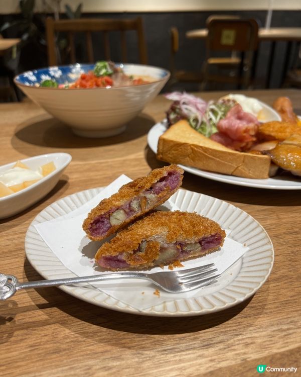 ʚ♡ 和食の朝食• 無限添飲烘焙咖啡 ♡ɞ