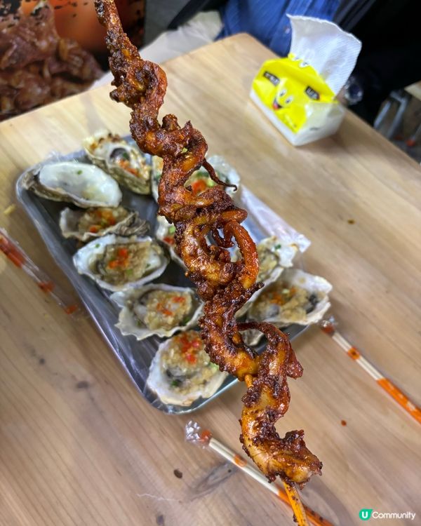 夜市街邊小食檔