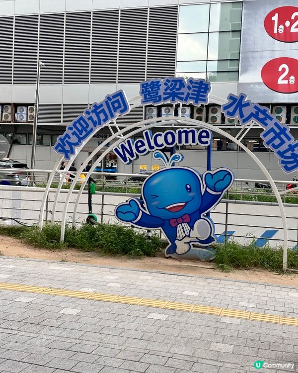 🇰🇷韓國好去處！鷺梁律海鮮水產市場！