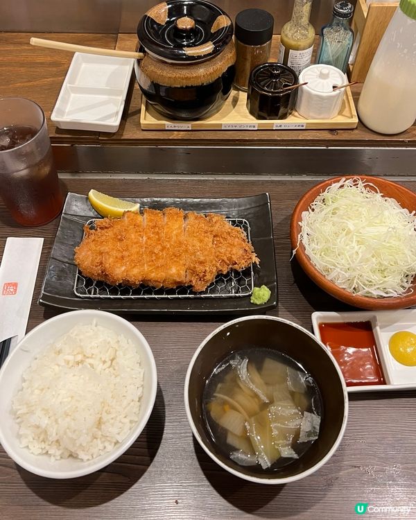 東京豬扒定食🐷 食到飽到上心口！🤤