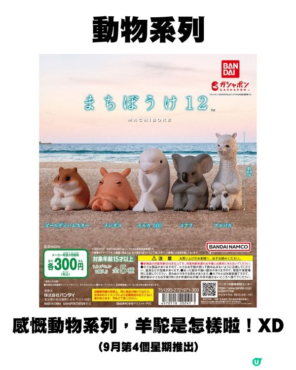 日本9月新扭蛋🌟Sanrio/mofusand/迪士尼粉絲必須注意😍‼️