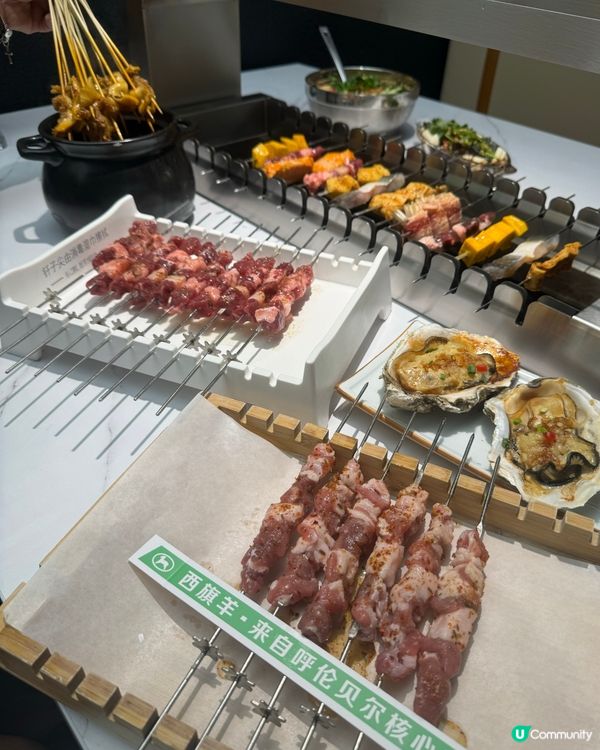 【草原拾刻.不用動手的烤串體驗】