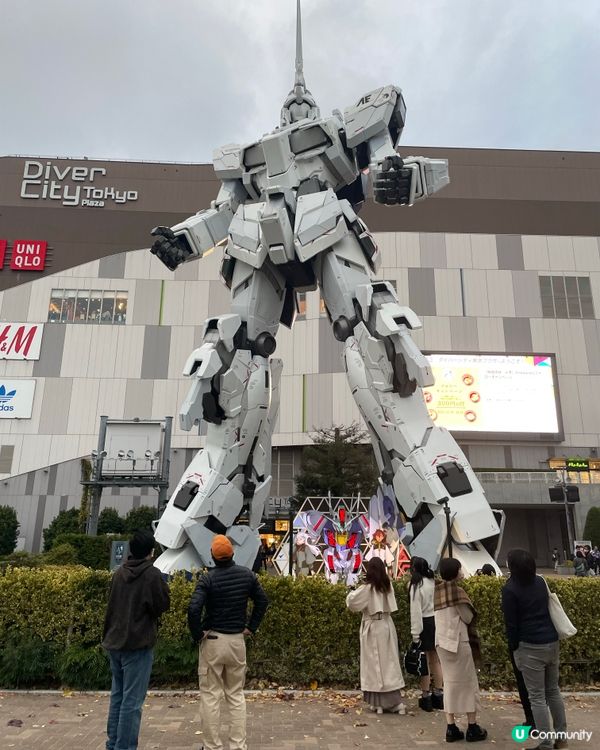 帶小朋友去睇巨型鋼彈🤖  台場必去打卡點！