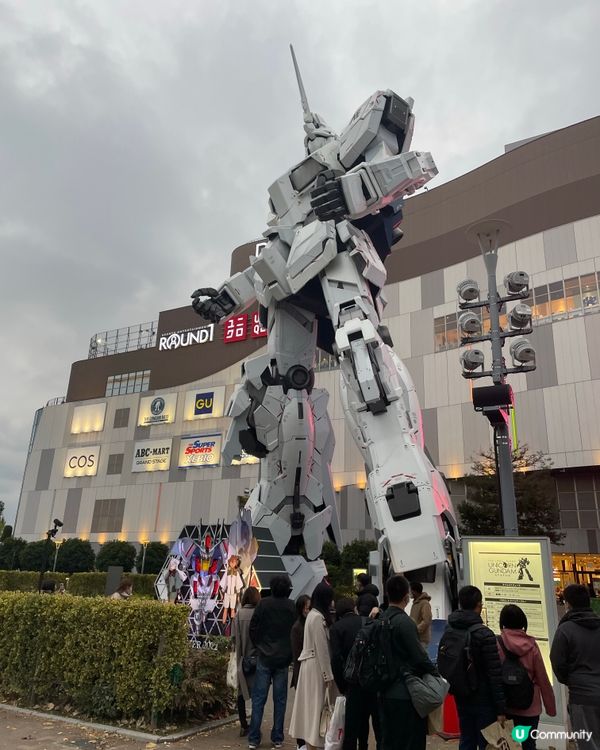 帶小朋友去睇巨型鋼彈🤖  台場必去打卡點！