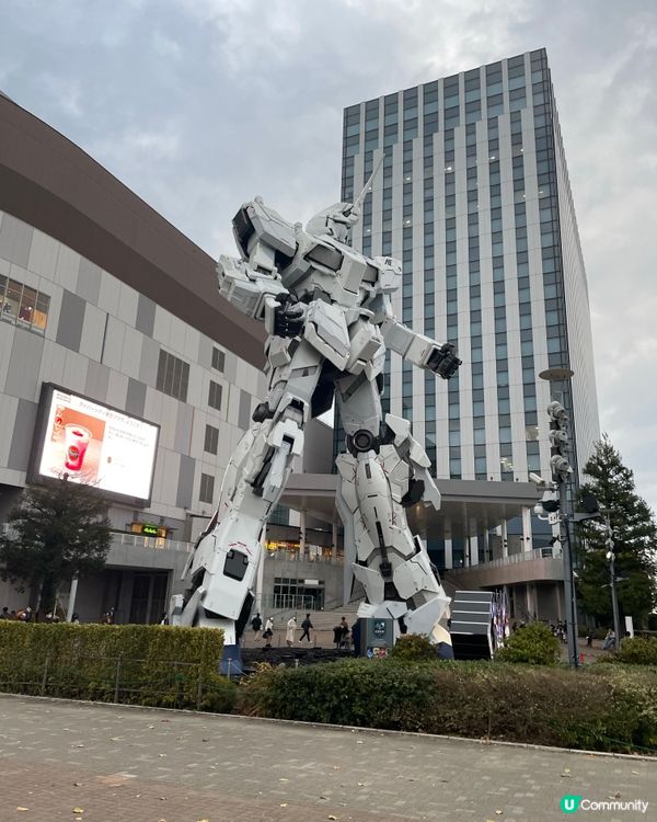 帶小朋友去睇巨型鋼彈🤖  台場必去打卡點！