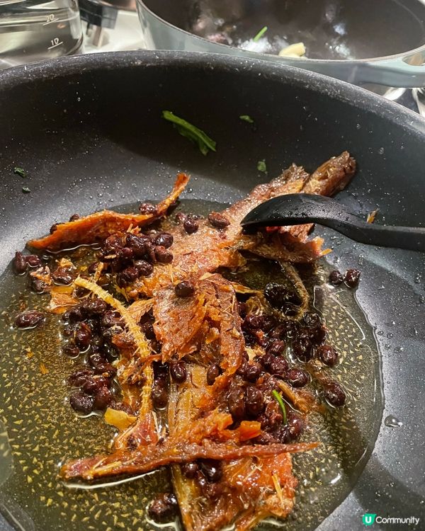 10分鐘搞掂😋 油麥菜炒豆豉鯪魚