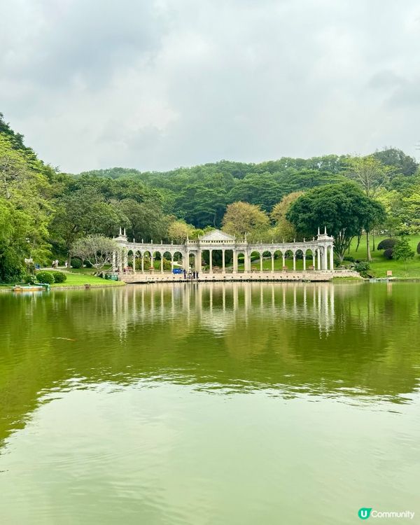 被花包圍的雲台公園