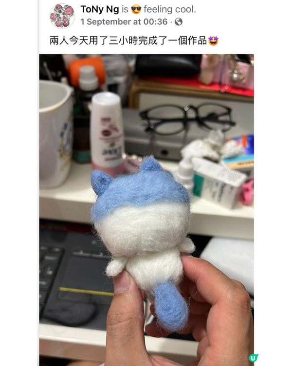 Chiikawa粉絲製作羊毛氈公仔🪡成品惹網民爆笑：從地獄來的？🤣🤣🤣