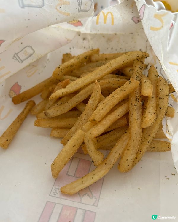 黑松露紫菜shake shake薯條