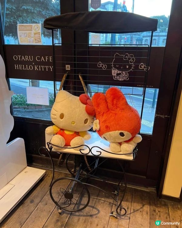 小樽Hello kitty專賣店&咖啡店😋