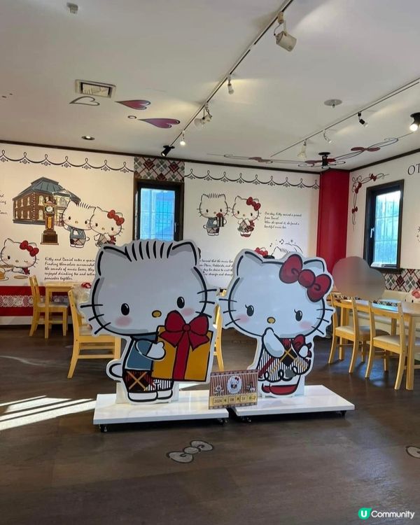 小樽Hello kitty專賣店&咖啡店😋