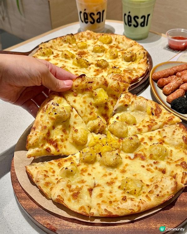 深圳榴槤控必試！樂凱撒榴槤披薩🤤🍕