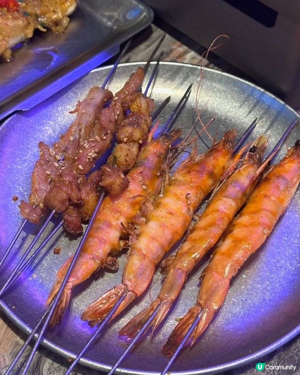 深圳燒烤新發現🔥靈鹿串燒超正！