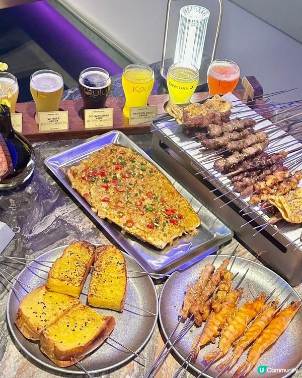 深圳燒烤新發現🔥靈鹿串燒超正！