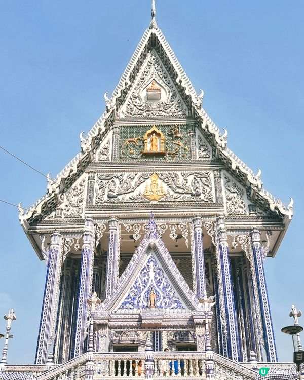 泰國小眾旅遊景點-氣質高雅的青花瓷藍廟☁️🩵