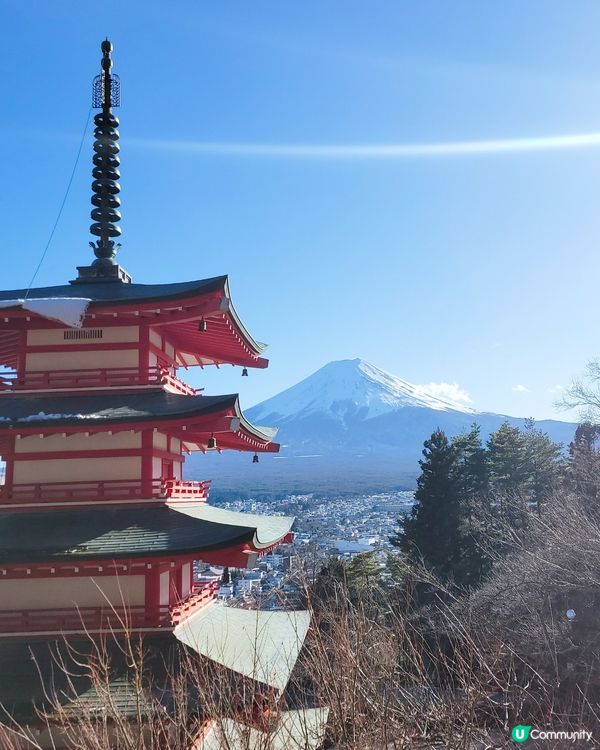 新倉山淺間公園觀賞富士山