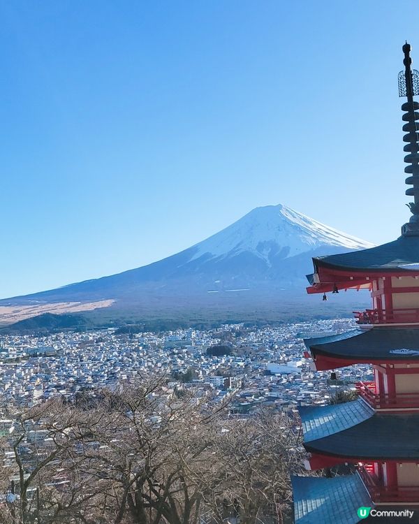 新倉山淺間公園觀賞富士山