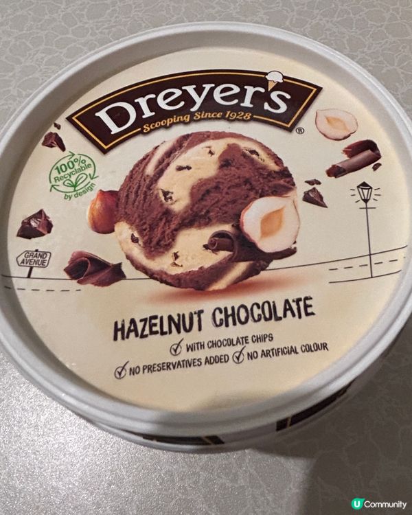 Dreyer’s 榛子朱古力雪糕